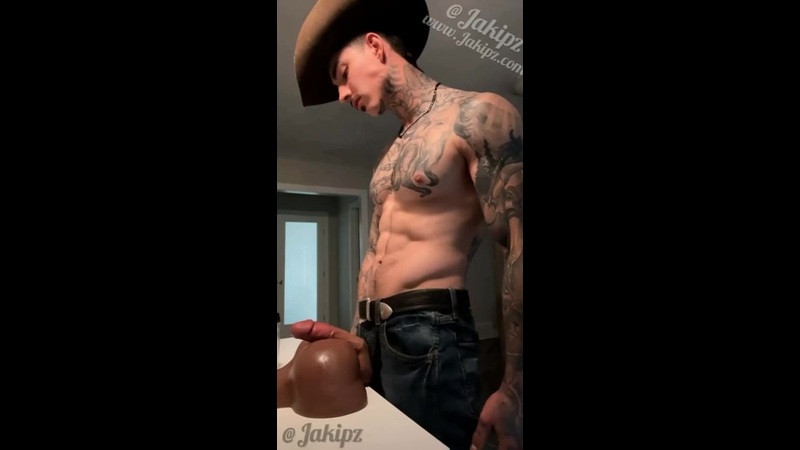 Cowboy hat on, pounding my toy hard - Jake Andrich (Jakipz)