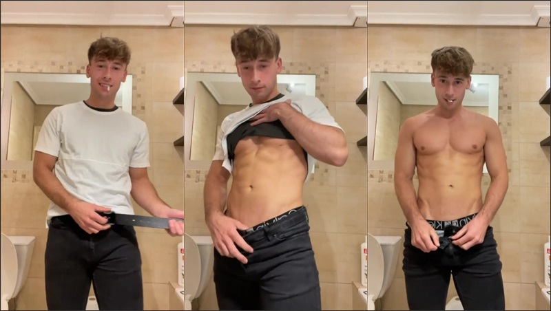 Irish-X Strips Down to Underwear and Jerks Off