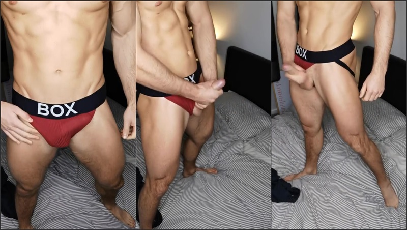 Irish-X Strokes and Shows Off His Hard Cock in Solo Session