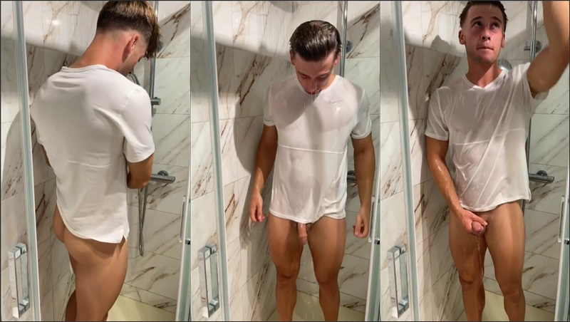 Irish-X Gets Wet and Wild in Shower