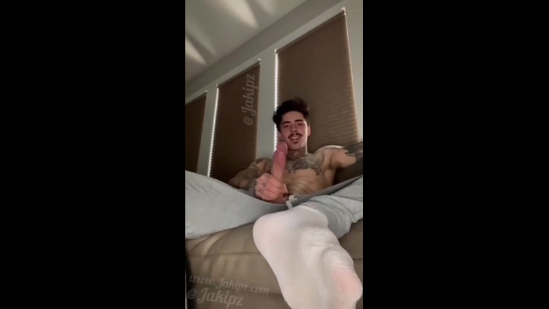 Jake Andrich Stroking Big Cock Dirty Talk Cumming Over Himself