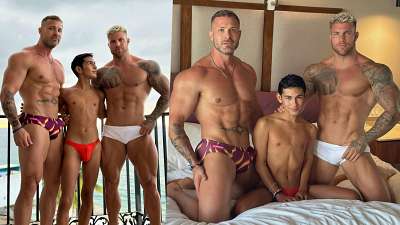 Philippe Soulier and Austin Wolf tag team Damien Grey hard