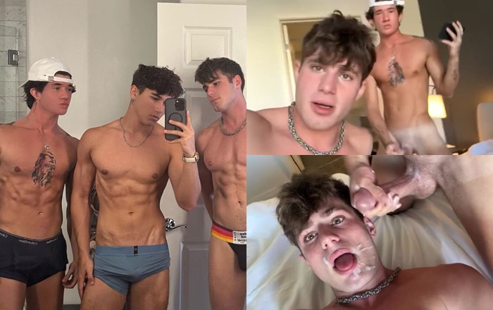 Ethan Wilson & Mickeyy Get Sucked by Alex Grant in Hot Video 1