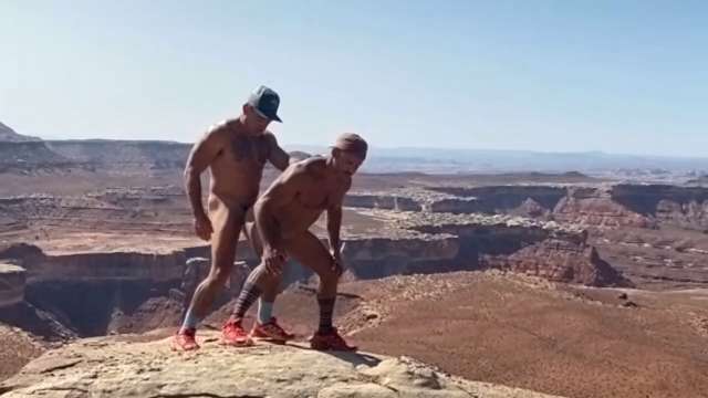 Canyon Rim Fuck with RFC - Hardcore Outdoor Anal Sex