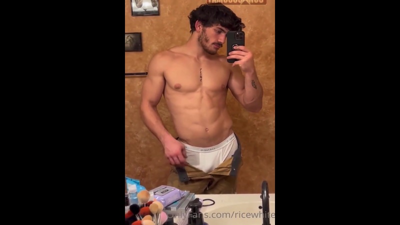 Daniel Folkner (ricewhite) Gets His Cock Hard in Undewear