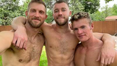Paul Wagner, Justin the Jock and Pax Perry Threesome Fuck