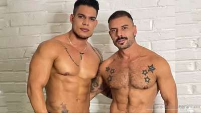 Rudy Gram and Bruno Galvez hardcore anal fuck session