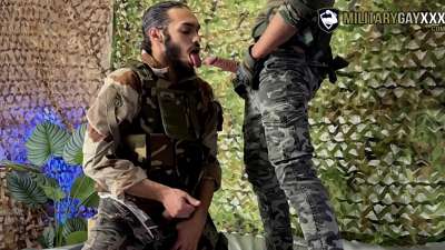MilitaryGayXXX and Moroccan21cm Suck and Fuck Hard