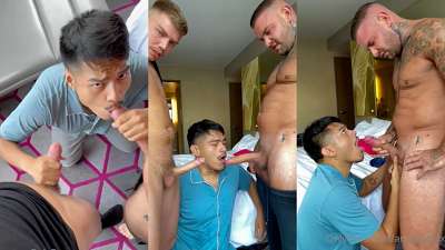 Andy Lee, Ryan Lee, Migs - Gay Threesome Scene 1