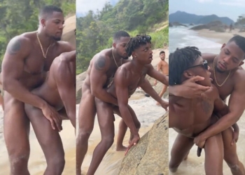 Hard fuck on beach with amateur anal teen