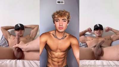 Tiktoker Aedan Carden Gets Jerked Off in Hot Gay Porn