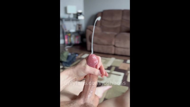 Josh Boss (JoshBoss) Edging Out Huge Load Cumshot