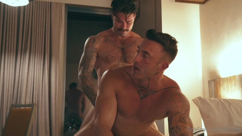 Jett Wayne and Kyle Krieger flip fuck hardcore gay porn