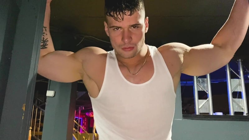 Malik Delgaty Strip Tease and Dancing in Club