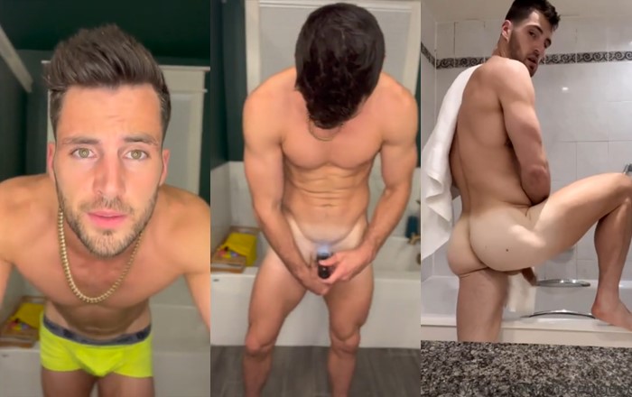 Youtuber Shows Off His Ass After Shower Beautiful