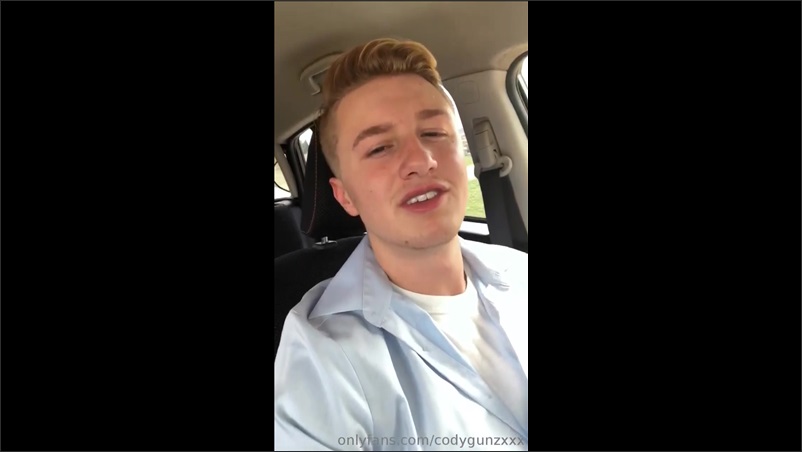 Cody Gunz pulls car over and jerks off roadside