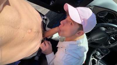 Dex Devall Sucking Daddy's Dick POV Blowjob