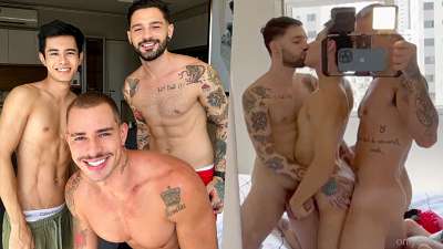 Igor Lucios, Leonaordo and Lucas Dias Have a Theresome - Part 1