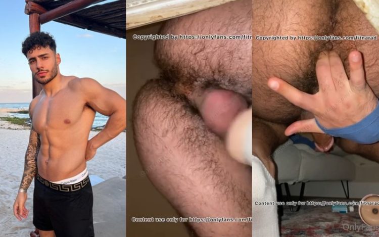 Fitnarad fucks flesh jack while showing off his hairy hole