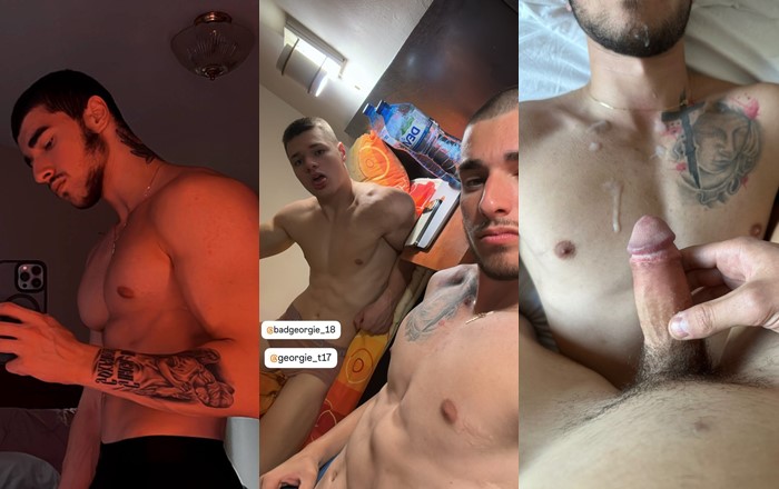 T_georgiev12 Jerking Together Hard Cock Session
