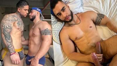 Camilo Lopez and Enmanuel Jose fuck hard bareback