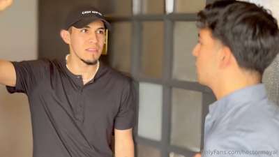 Hector Mayal Roomie en Pelotas Bareback Fuck