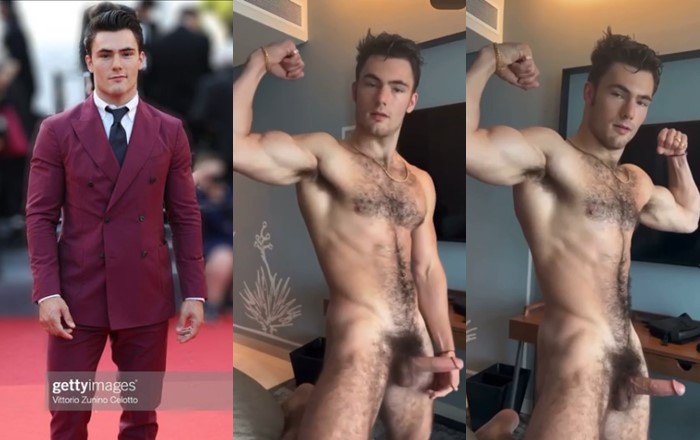 Levi Conely Flaunts His Hairy Body