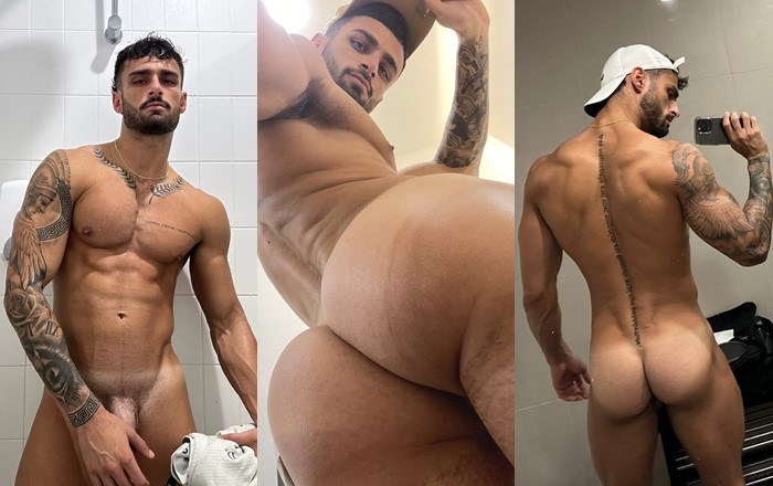 Chris Topher (Chris_Topher413) - jerking and cumming on the edge of the bed