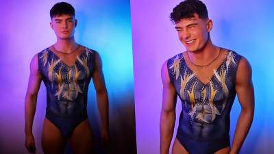 PicAsssHole - James Ash Gymnastic World Championship Leotard