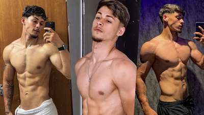 Alex Mendes Jerk Off Compilation - Hot Gay Solo Cum Shots