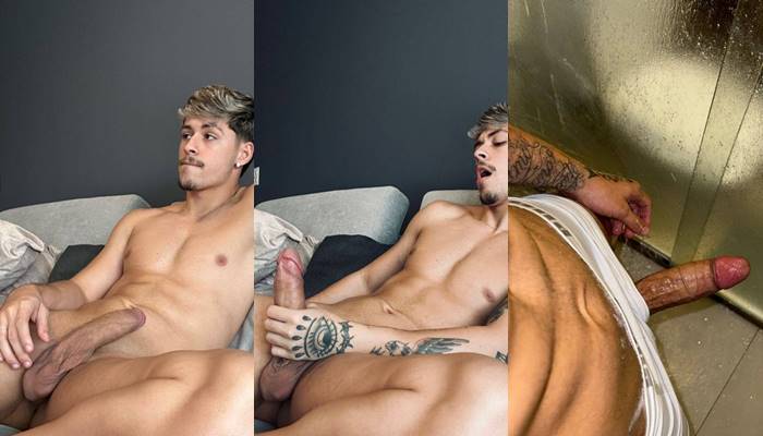 Alex Mendes (alexwm10) Jerks Off in Solo Male Masturbation Video