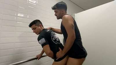 Jordan Neo Gets Fucked by Victor Veiga in Bathroom