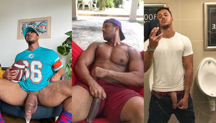 Diego Barros Jerks Off and Shows Pre-Cum Dripping from His Cock