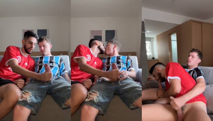 Broderagem - Mate Jerks and Gives Blowjob