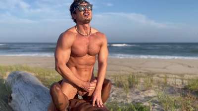Alex Kof and Jonzu Beach Fuck Dreamy Outdoor Sex