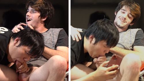 Qisenh Gives Blowjob While Gaming Session