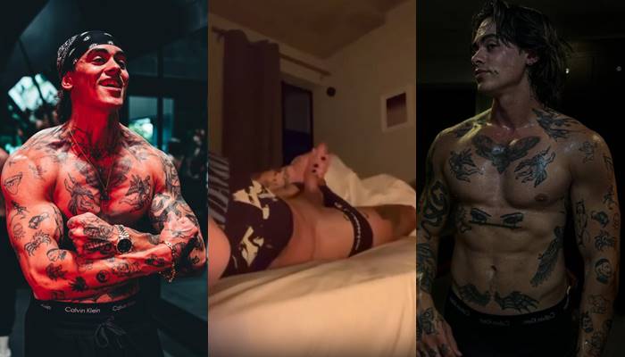 Mike De Beer Strokes Cock in Solo Jerk Off