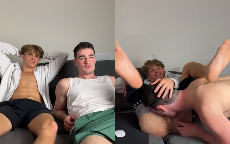 Ace Carter and Leo Gates (Therealleogates) get down and dirty on camera