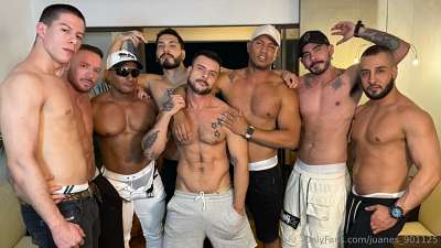 Rudy Gram Gets Gang Banged Hard in Raw Orgy