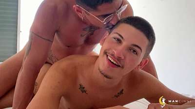 Fucking Brazilian Twink Bussy with Giovanii Mello and Lucas Mancinni