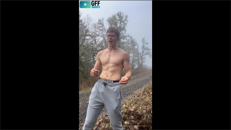 Outdoor Runner Gets Naked on Roadside - Ben McConnell