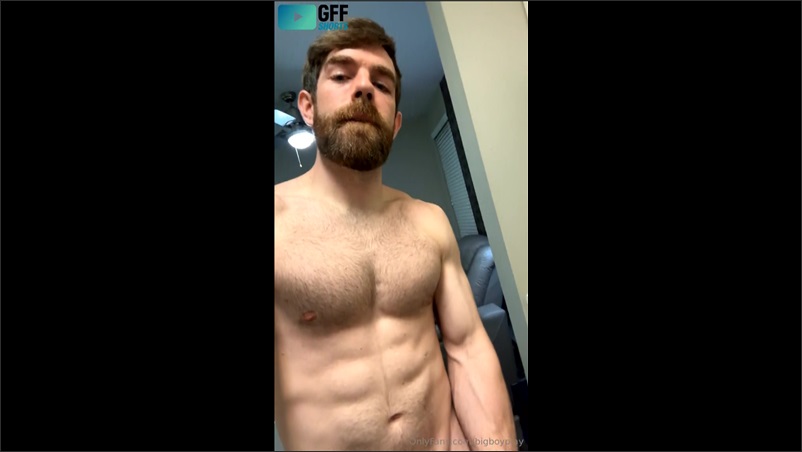 Muscular John (bigboyplay) Jerking Big Dick Till Cum