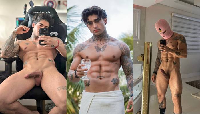 Henrique Lima cock play compilation - hot solo strokes