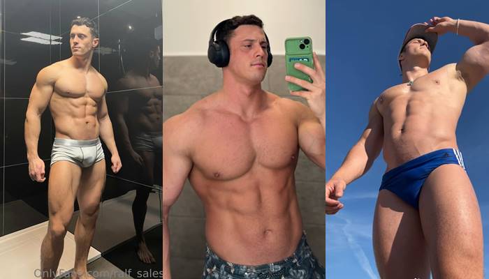 Rafael Sales (ralf_sales) jerks off in the shower