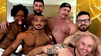 Hotel Orgy in NYC with Rick, Griff, J. Hound, Jason Luna, Jo