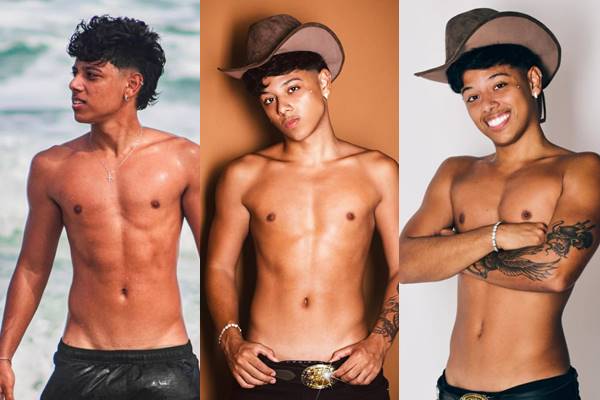 Bruno Vinicius (vinibrunou) Strokes His Curved Cock in Solo Clip