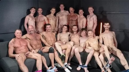 Monster Cock Orgy with Ace Banner, Andrew Connor, Apolo Adri