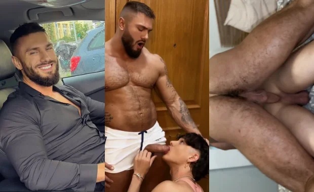 Austin Ponce rides fitness bull in hardcore two fuck videos