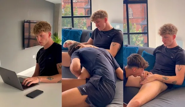 Chase Parker visits Axel65xxx for a blowjob