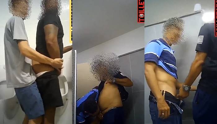 Latin Group Play in Public Bathroom